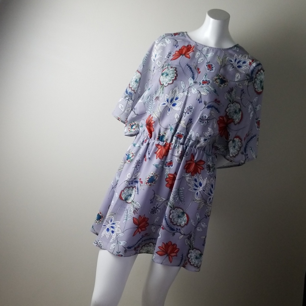 Parker Lilac Floral Dress NWT! Size Medium - Picture 3 of 8